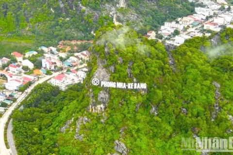 Vườn quốc gia Phong Nha-Kẻ Bàng. (Ảnh: HƯƠNG GIANG)