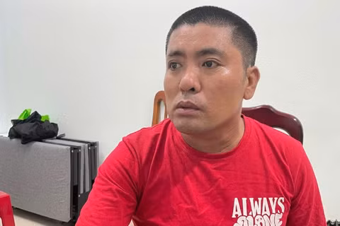 Đối tượng Lê Văn Thành. (Ảnh: Công an cung cấp)