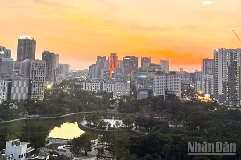 Bất động sản Hà Nội bước vào chu kỳ phát triển mới. (Ảnh: HNV)