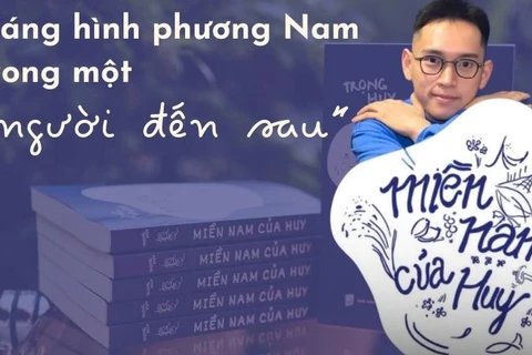 Trọng Huy với tác phẩm mới xuất bản "Miền Nam của Huy".