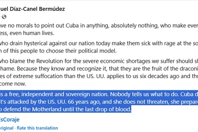 [Video] Chủ tịch Cuba Miguel Diaz-Canel bác lời đe dọa từ Mỹ 