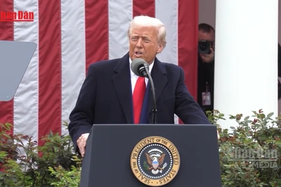 [Video] Tổng thống Mỹ D. Trump tái khẳng định lập trường thương mại cứng rắn 