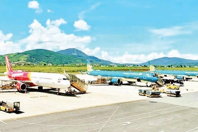 Một góc Cảng hàng không quốc tế Liên Khương.