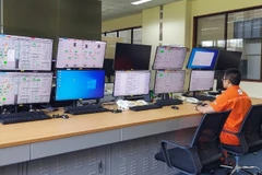 Phòng điều khiển nhà máy thuỷ điện Đa Mi. 