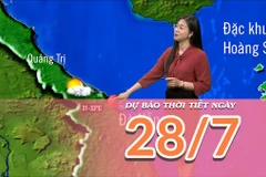 [Video] Dự báo thời tiết ngày 28/7/2025: xuất hiện điểm nắng nóng tại Bắc Bộ và Trung Bộ