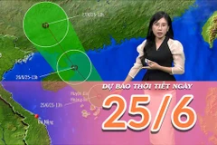 [Video] Dự báo thời tiết ngày 25/6/2025: Vùng núi và trung du Bắc Bộ tiếp tục mưa