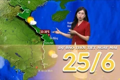 [Video] Dự báo thời tiết đêm nay và ngày mai 25/6/2025: Áp thấp nhiệt đới trên Biển Đông
