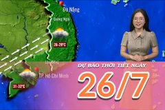 [Video] Dự báo thời tiết ngày 26/7/2025: Mưa dông ở Bắc Bộ và Trung Bộ