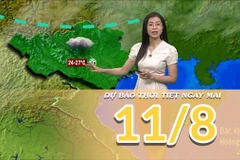 [Video] Dự báo thời tiết đêm nay và ngày mai 111/8/2025: Bắc Bộ có mưa về đêm