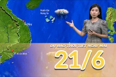 [Video] Dự báo thời tiết đêm nay và ngày mai 21/6/2025: Mưa gia tăng trên các khu vực 