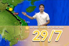 [Video] Dự báo thời tiết đêm nay và ngày mai 29/7/2025: Miền Bắc nắng nóng diện rộng