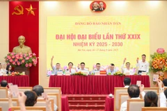 Đại hội đại biểu Đảng bộ Báo Nhân Dân lần thứ XXIX nhiệm kỳ 2025-2030 tổ chức phiên trù bị. (Ảnh: THẾ ĐẠI)