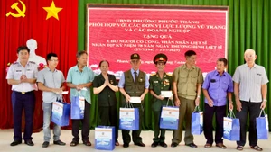 Bộ Tư lệnh Vùng Cảnh sát biển 3 thăm hỏi, tri ân các thương bệnh binh.