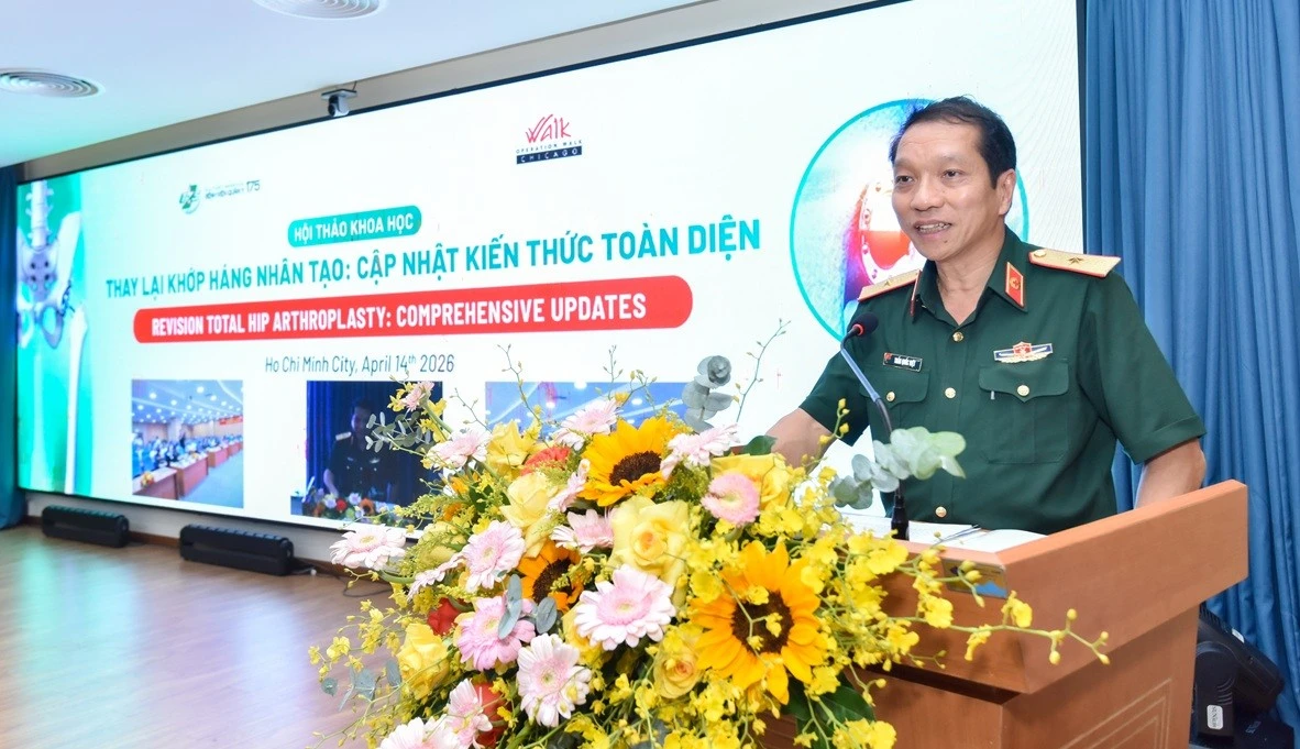 Bệnh viện Quân y 175 hợp tác với Mỹ tổ chức hội thảo phẫu thuật thay khớp háng nhân đạo