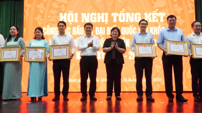 Chủ tịch HĐND TP.HCM Võ Văn Minh đánh giá cao công tác bầu cử đạt tỷ lệ cử tri tham gia 99,06%