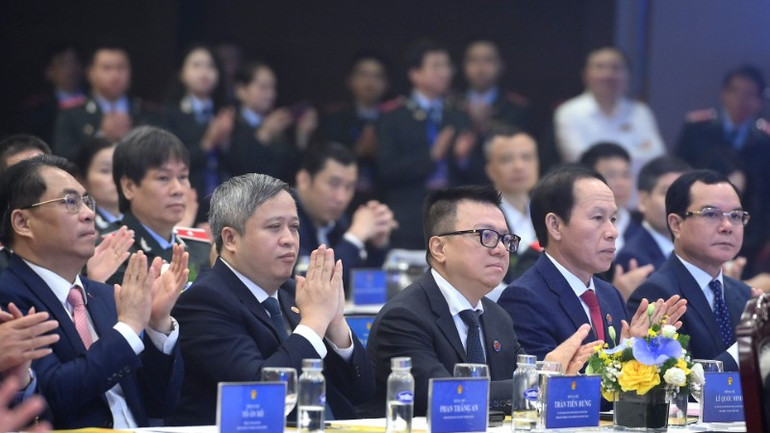 Các đại biểu tham dự Lễ kỷ niệm. (Ảnh: ĐĂNG KHOA) cac-dai-bieu-du-6921.jpg