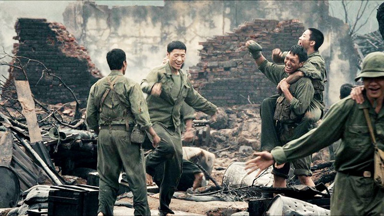 Cảnh trong phim Mưa đỏ (Nguồn: Đoàn phim cung cấp). mua-do.jpg