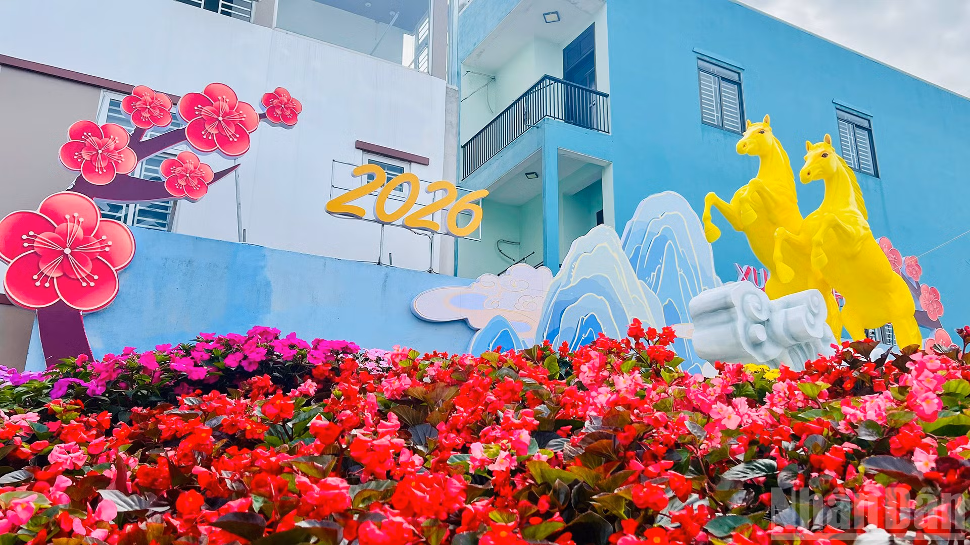 Linh vật ngựa tại công viên An Sơn, phường Hương Trà, thành phố Đà Nẵng.