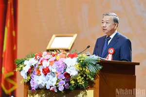 Tổng Bí thư Tô Lâm phát biểu tại Lễ kỷ niệm.