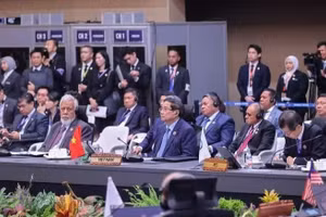 Thủ tướng Phạm Minh Chính dự Hội nghị Cấp cao ASEAN+3 lần thứ 28. (Ảnh: VGP/Nhật Bắc)