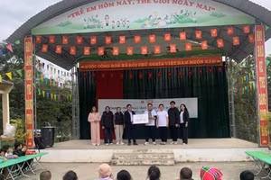 Quỹ Kiến tạo ước mơ triển khai hỗ trợ khắc phục hậu quả mưa lũ tại các điểm trường thuộc Thái Nguyên và Cao Bằng.