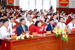 Các đại biểu tham dự Đại hội Đảng bộ xã Phúc Thọ nhiệm kỳ 2025-2030.