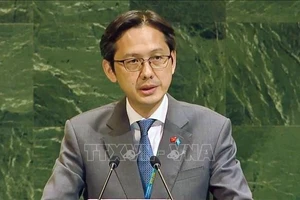 Đại sứ Đỗ Hùng Việt, Trưởng Phái đoàn thường trực Việt Nam tại Liên hợp quốc. (Ảnh: TTXVN)