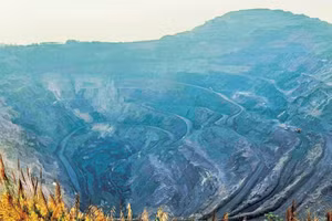 Mỏ than Khánh Hòa, tỉnh Thái Nguyên. (Ảnh NGỌC LINH)