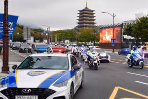 Diễn tập bảo đảm an ninh cho Hội nghị cấp cao APEC tại Hàn Quốc.