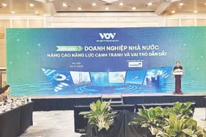 Hình ảnh tại Diễn đàn Doanh nghiệp Nhà nước với chủ đề: “Nâng cao năng lực cạnh tranh và vai trò dẫn dắt”. (Ảnh BTC)
