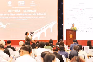 Quang cảnh Hội thảo "Diện mạo điện ảnh Việt Nam thời Đổi mới". (Ảnh: PHẠM NGUYỄN)