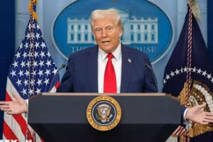Tổng thống Mỹ Donald Trump. (Ảnh: THX/TTXVN)