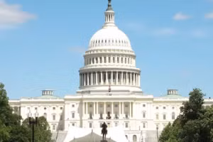 Tòa nhà Quốc hội Mỹ ở thủ đô Washington D.C. (Ảnh: TTXVN)