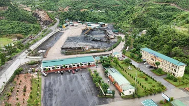 Mặt bằng sản xuất khu vực Hà Ráng (Công ty Than Hòn Gai).