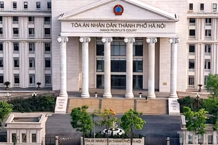 Trụ sở Tòa án nhân dân thành phố Hà Nội. (Ảnh: NAM DŨNG)