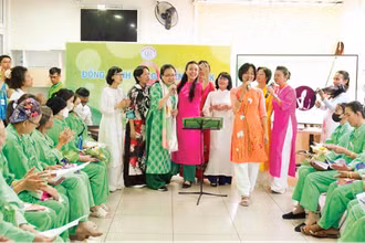 Chia sẻ, tạo niềm vui cho các “chiến binh K” tại Bệnh viện Chợ Rẫy