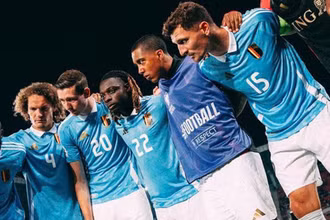 Đội tuyển Bỉ với lớp cầu thủ kế cận. (Ảnh: Belgianreddevils)