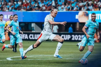 Manchester City tiến vào vòng 16 đội mạnh nhất. (Ảnh: MCFC)