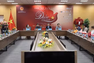 Gặp gỡ báo chí thông tin về chương trình Hòa nhạc quốc gia “Điều còn mãi” 2025. (Ảnh: LÊ ANH DŨNG)