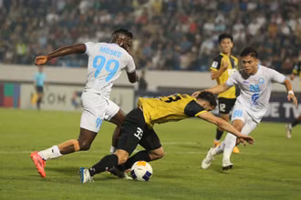 Thép Xanh Nam Định tranh tài tại AFC Champions League Two 2024/25. (Ảnh: VFF)