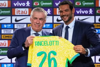 Ancelotti được kỳ vọng sẽ giúp Brazil vượt qua cơn khủng hoảng. (Ảnh: BFC)
