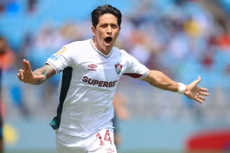 Germán Cano ghi bàn thắng ở ngay phút thứ 3 tại lợi thế cho đại diện Brazil. (Ảnh: Fluminense FC)