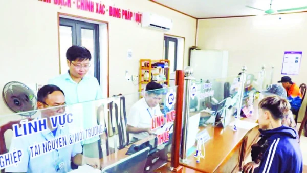 Nhiều hoạt động tại xã Đông Tiền Hải được vận hành trên nền tảng số