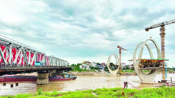 Dự án cầu Đuống mới là một trong những công trình trọng điểm ở vùng Đồng bằng sông Hồng.