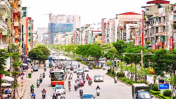 Đường Xã Đàn thuộc tuyến vành đai 1, thành phố Hà Nội.