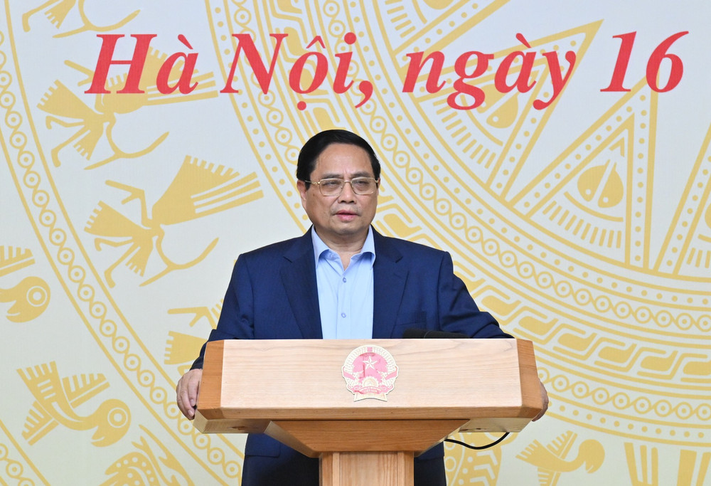 Thủ tướng Phạm Minh Chính phát biểu chỉ đạo hội nghị. dsc-5035.jpg