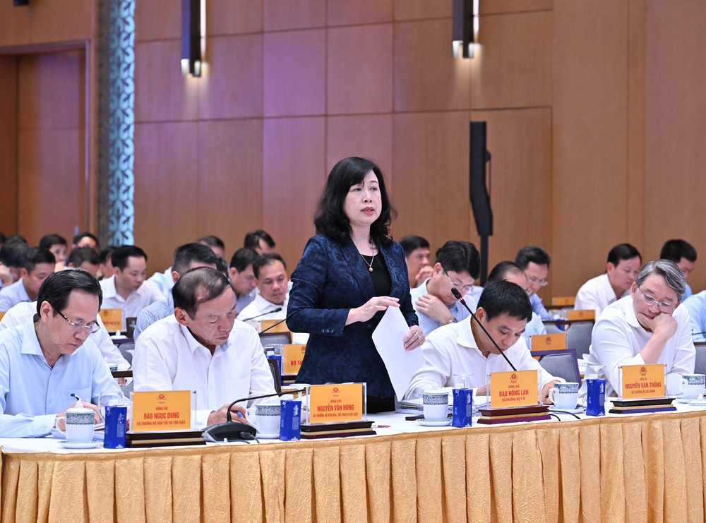 Bộ trưởng Y tế Đào Hồng Lan phát biểu. dsc-6234.jpg