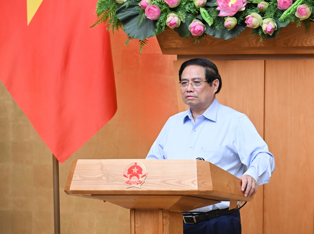 Thủ tướng Phạm Minh Chính phát biểu chỉ đạo tại phiên họp Chính phủ thường kỳ tháng 7 trực tuyến với các tỉnh, thành phố trực thuộc Trung ương. dsc-3645.jpg