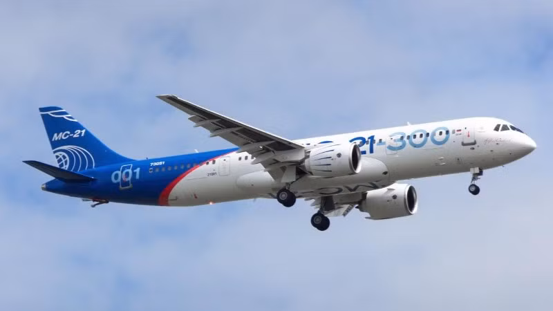 Máy bay MS-21 do Nga sản xuất. (Ảnh: TASS)