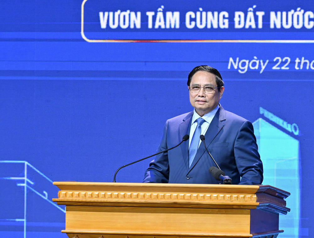 Thủ tướng Phạm Minh Chính phát biểu tại buổi lễ. dsc-6846.jpg